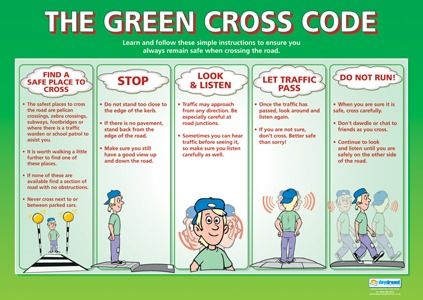 Road Safety Rules (Green Cross Code) by Mars Designs Things